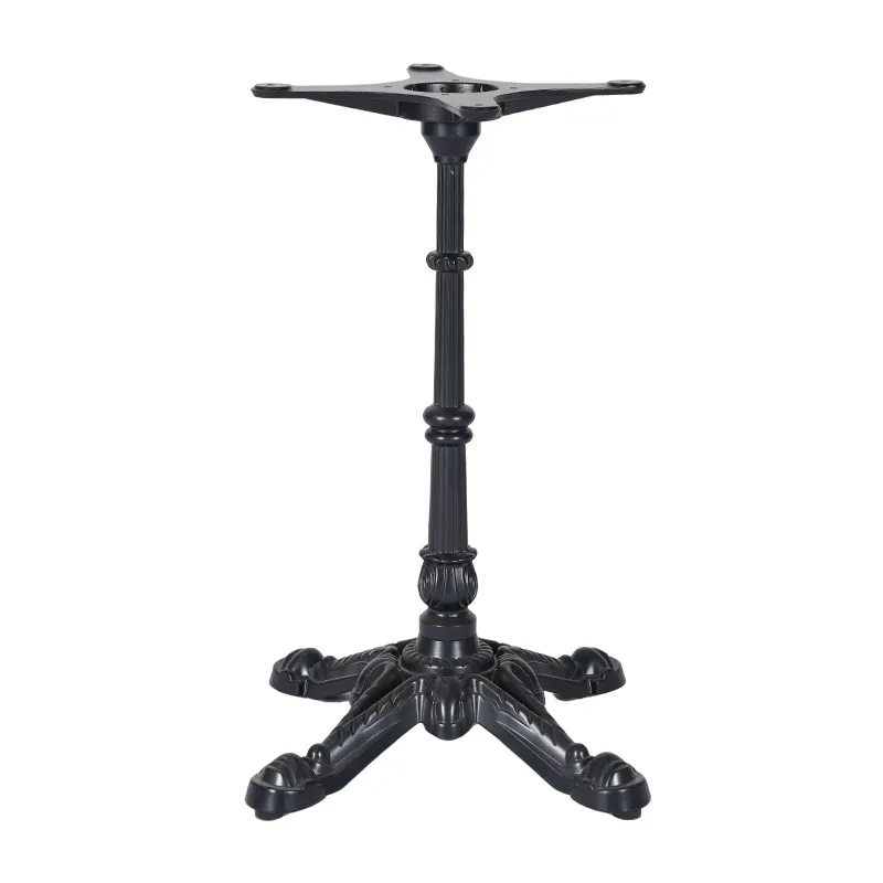 Vintage French Bistro Table Base (Parisian Style Cast Iron/Die-Cast Aluminum)