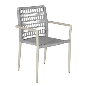 Modern Minimalist Nordic Style Rope Woven Armchair