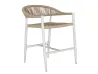 Sand Camel Vertical Rope Woven Bar Arm High Stool