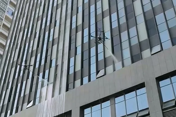 Revolutionary Drone Technology Transforms Skyscraper Window Cleaning
