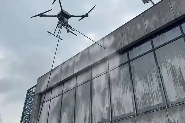 SKY TECH Painting Drone Completes Field Tests Following Functional Upgrades