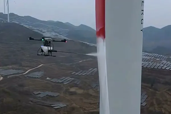 Spray Drone Technology Opens New Possibilities for Building Facade Painting