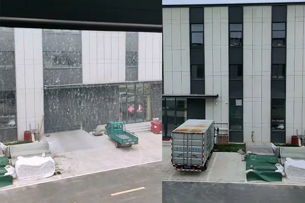 Adding a hydrophobic agent to the cleaning agent allows drones to clean glass without watermarks.