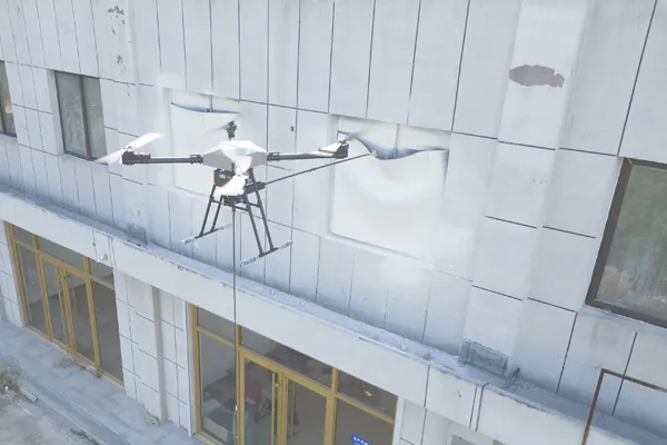 Low-altitude technology empowers industrial operation and maintenance, while spray-painting drones solve the pain points of high-altitude coating construction.