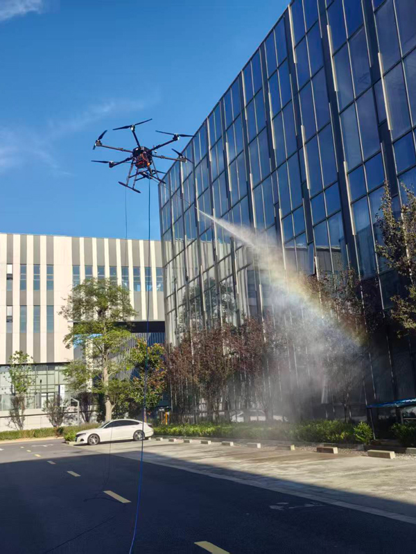 Tethered Drone for Cleaning