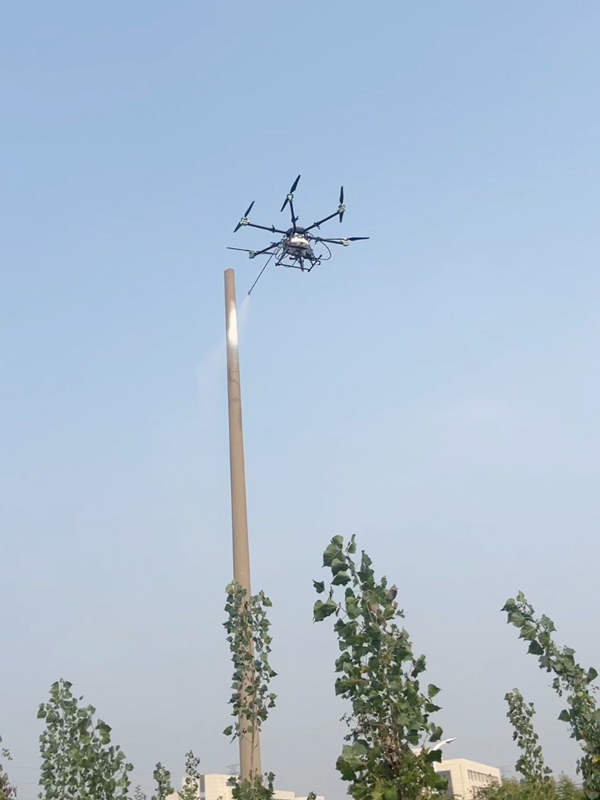 Tethered Drone for Spraying