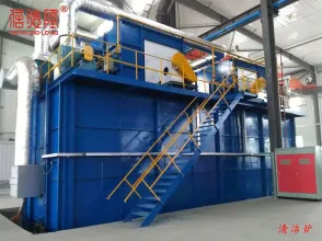 Печь для очистки стальных труб