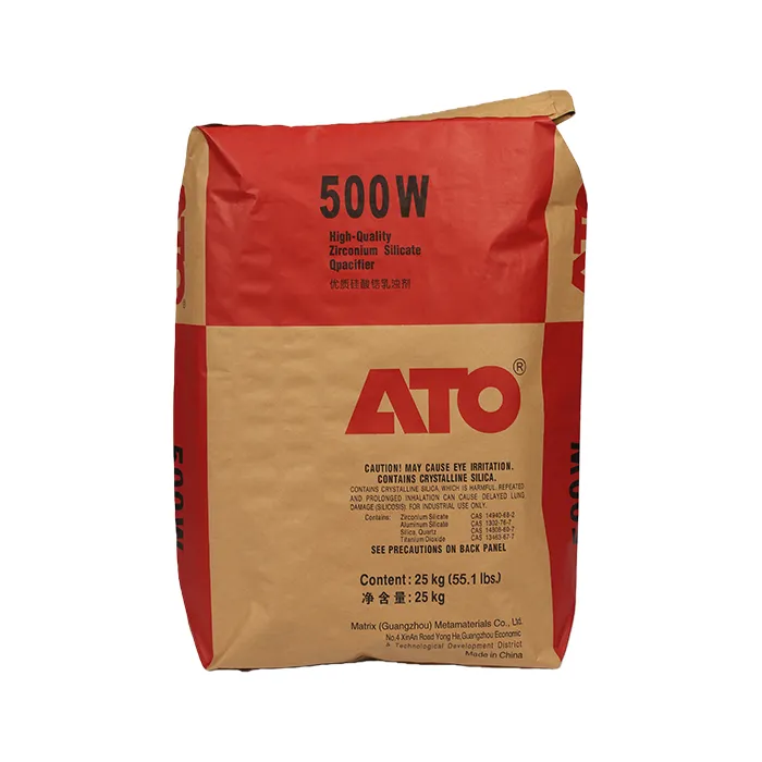 Zirconium Silicate paper bag