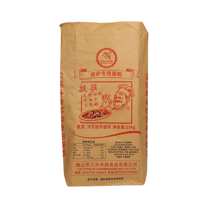 pizza flour paper bag