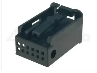12 Way Black Quadlock Cover Automotive Electric Plug Backshell Cable Clamp 1-1355524-3 