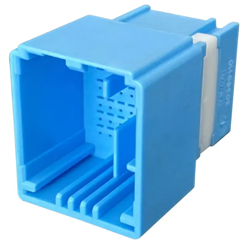 32Pin Male Blue Car Aftermarket Stereo Audio Connector 