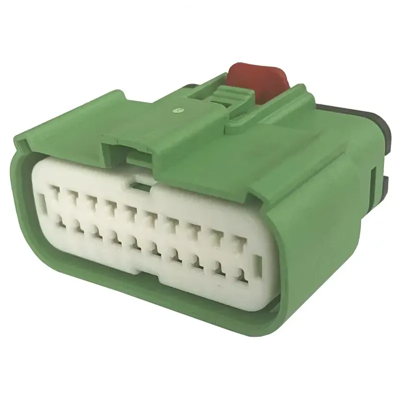 20Pin Female Green Car Aftermarket Stereo Audio Connector 33472-2004 