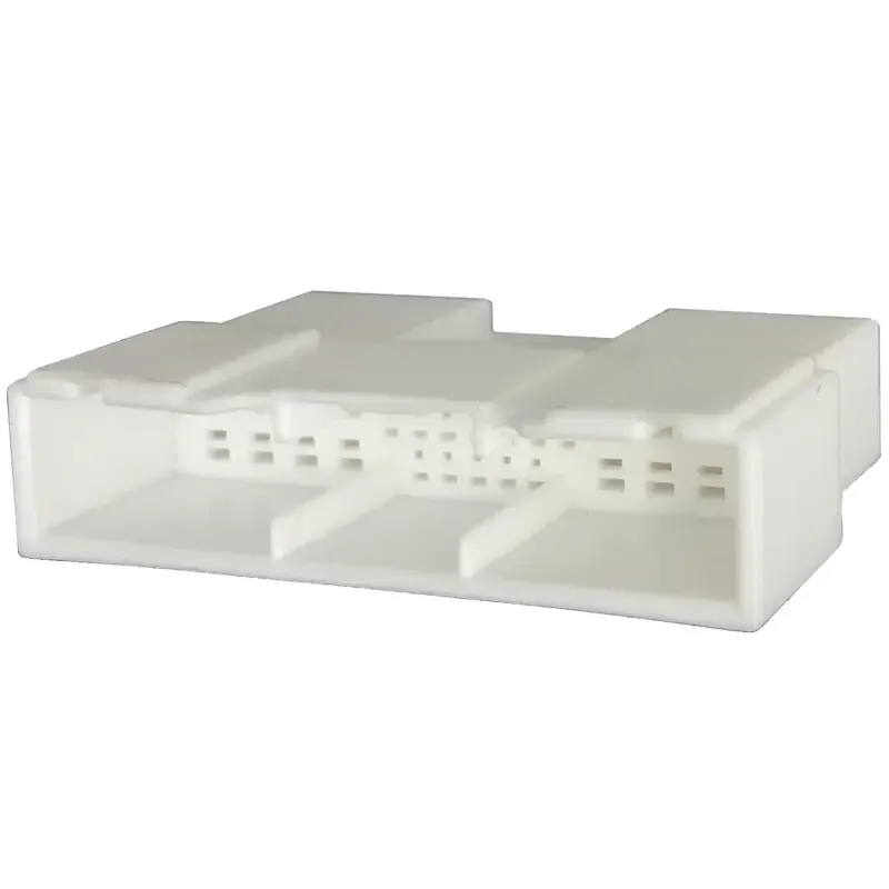 28Pin Male White Car Aftermarket Stereo Audio Connector 