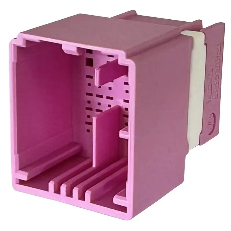 32Pin Male Pink Car Aftermarket Stereo Audio Connector 