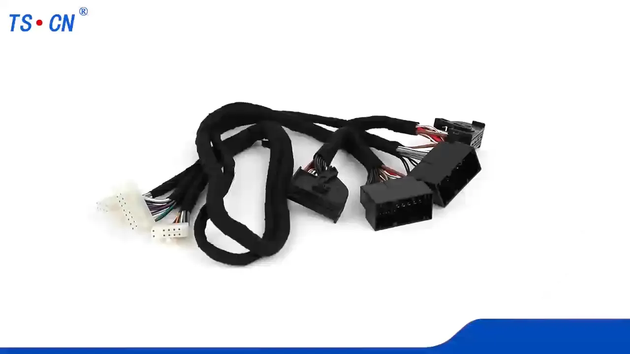 Retrofit kit with car specific wiring harness