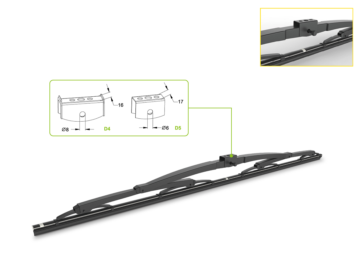 D004B Bus Wipers
