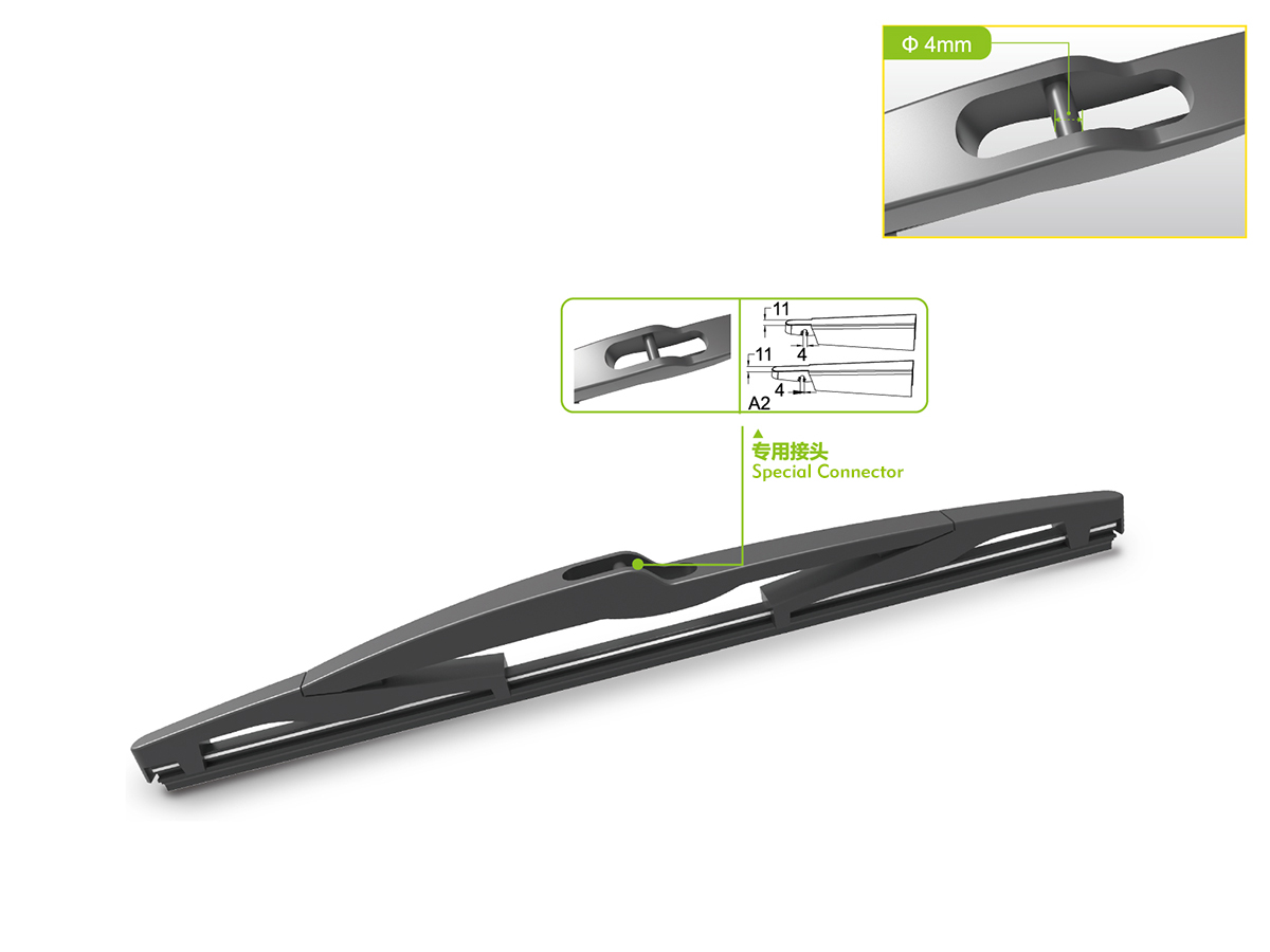 HS-F Bone Rear Window wipers