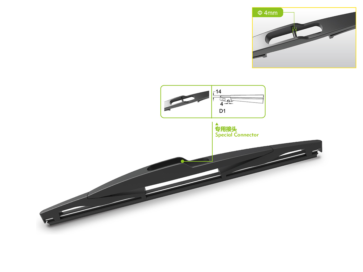 HS-L Bone Rear Window Wipers