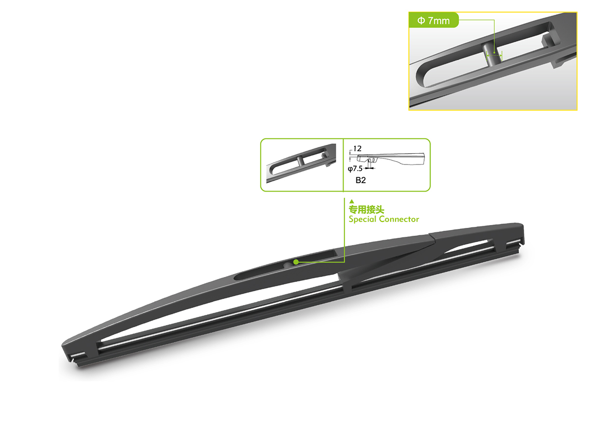 HS-A Bone Rear Window Wipers