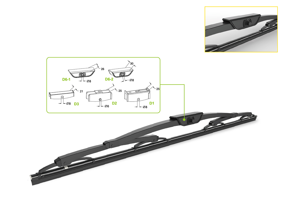 D004B Bus Wipers