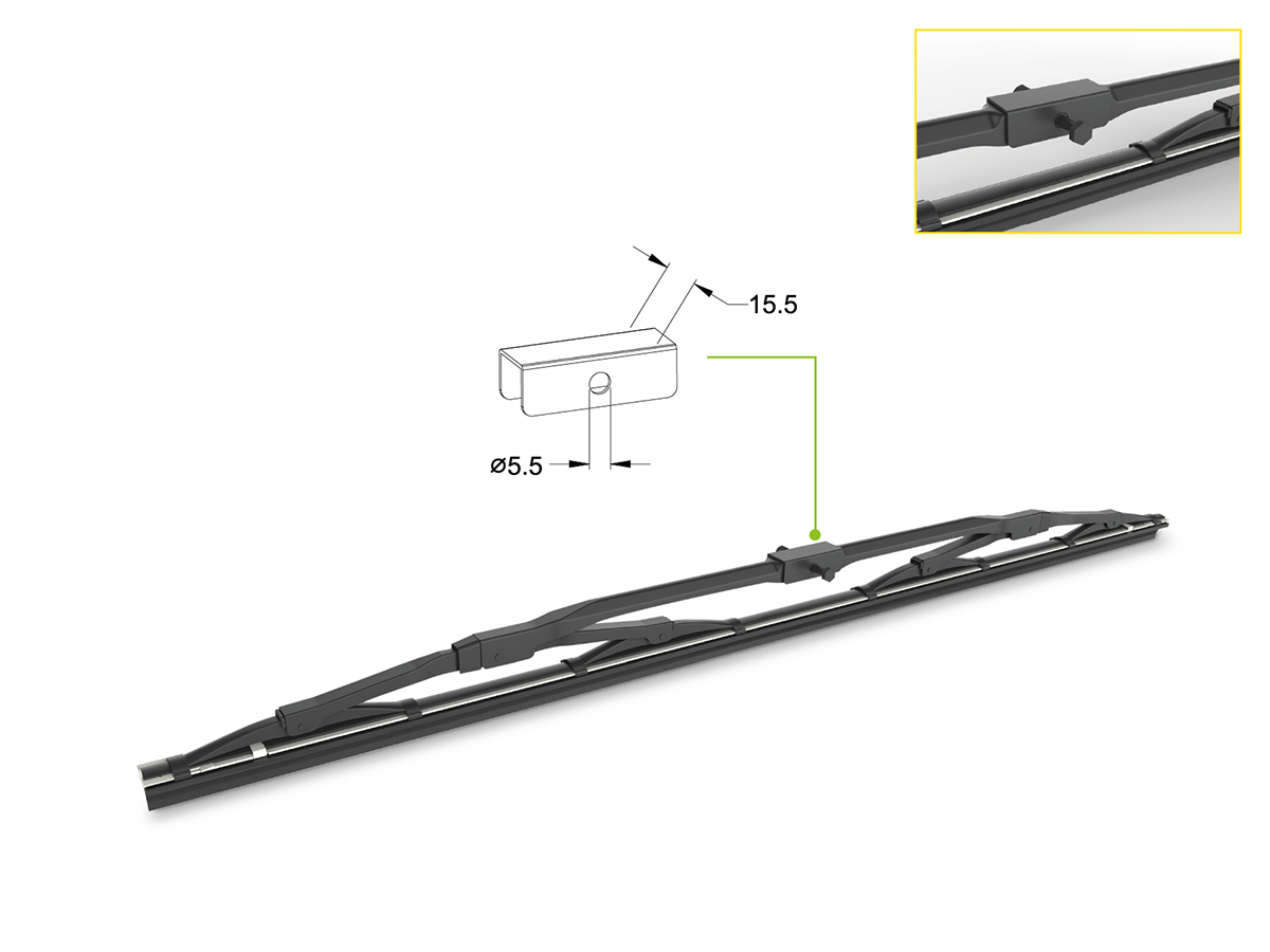 D009 High-Speed Train & Subway Wipers