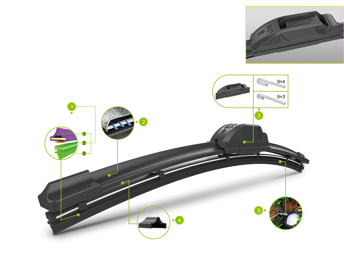 700BA Smart Universal Wipers