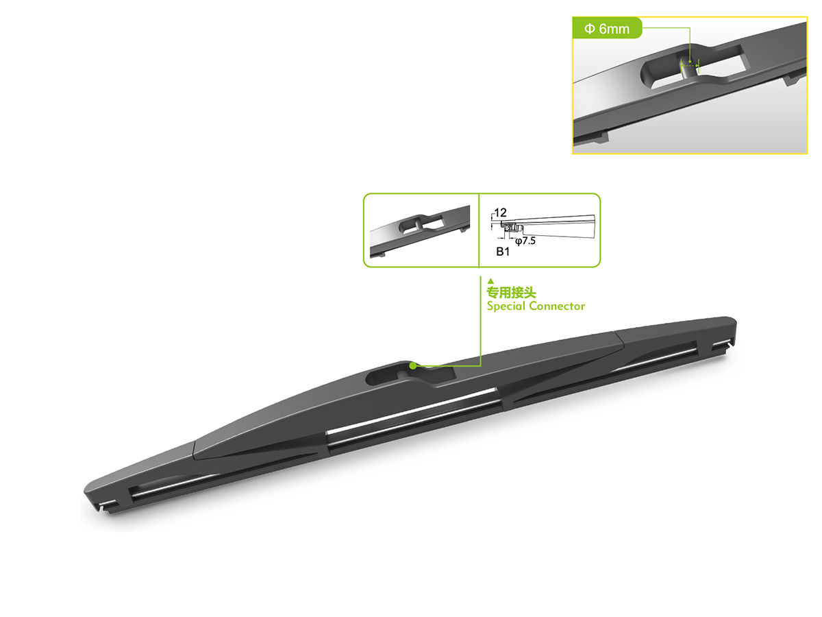 HS-D Bone Rear Window Wipers