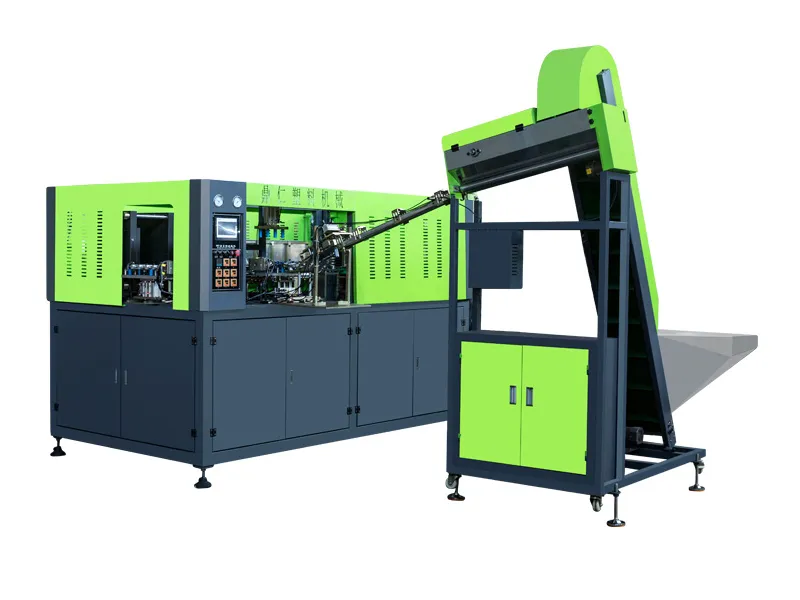 DR-A2 Eins-zu-zwei vollautomatische Blasformmaschine mit fortschrittlichem SPS-Steuerungssystem