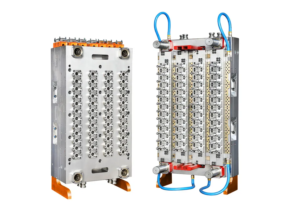 Multikavit&auml;ten-PET-Preform-Form mit 48 Kavit&auml;ten f&uuml;r eine effiziente Fertigung