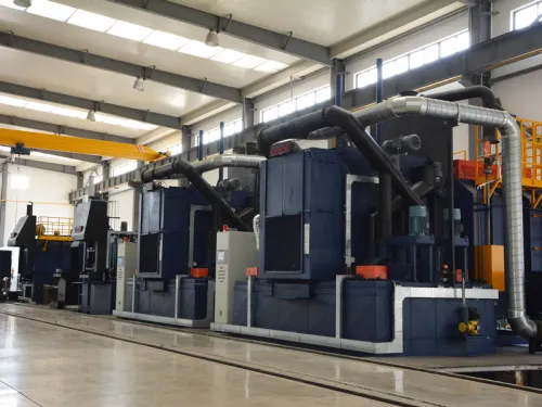 Ligne de production de fours polyvalents de trempe au sel de type boîte à atmosphère contrôlée de la série Rmy