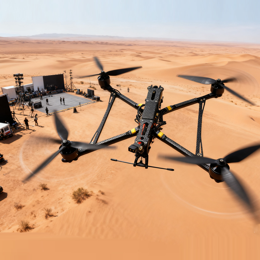Carbon fiber drone for film and television