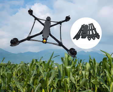 Carbon fiber plate drone