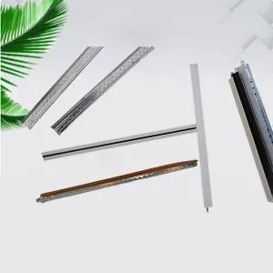 China Factory Wholesale Flat Ceiling Panel Accessories Steel T Grid Components