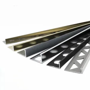 WLX Tile Trim Aluminum Ceramic Decorative Edg Ceram Mable Profile Wall Metal Corners L Shape Cove Wholesaler Tiling Trims