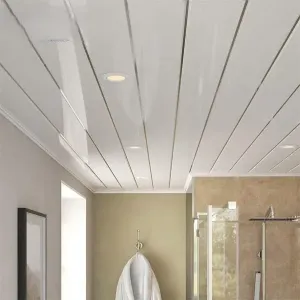 WLX Modern 25Cm Techo Pvc Para Cielo Raso Lambris Pvc Plafond Plastic Cielo Falso Pvc Ceiling Panel Interior Ceiling Tiles