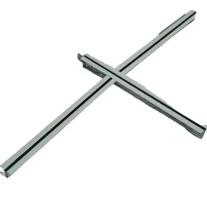 Ceiling Grid Components False Suspended Galvanized Steel Flat Ceiling T Grid