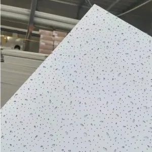 WLX Modern Design Cheap White Mineral Fiber Board Square Ceiling Tile Waterproof and Fireproof with Artistic Style