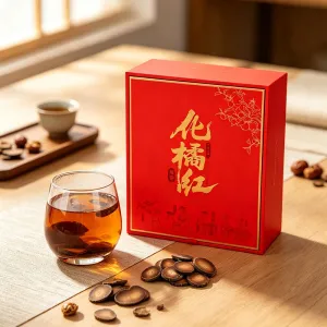 5-Year Aged Huazhou Juhong Slices (Glass Jar Packed in Red Luxury Gift Box)