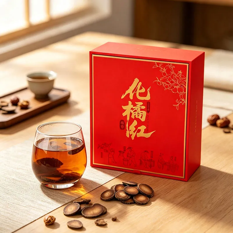 5-Year Aged Huazhou Juhong Slices (Glass Jar Packed in Red Luxury Gift Box)