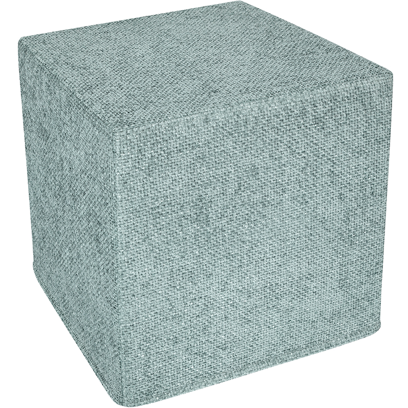 2539-1 Memory Foam Square Ottoman Bench - Solid Velour Series