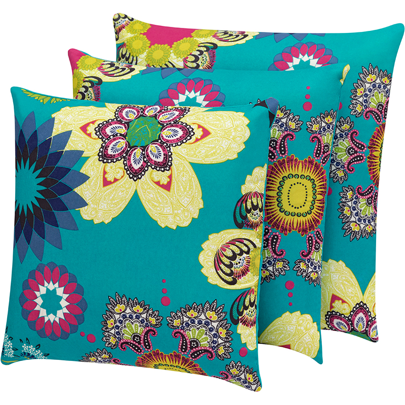 2535-1 Memory Foam Throw Pillow - Printed Velvet Series