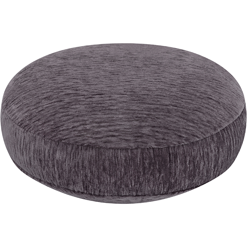 2538-2 Memory Foam Round Throw Pillow - Ripple Velvet Series