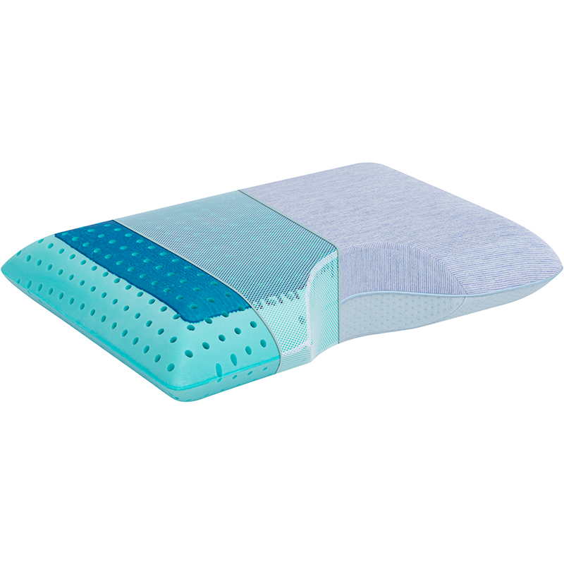 2543 Orthopedic Posture Neck Bed Pillow with Cooling Gel Layer