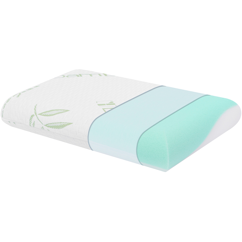 2504 Traditional Memory Foam Pillow with 2-Core Foam