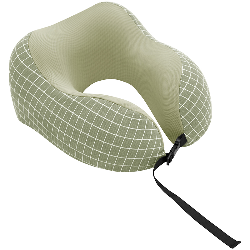 2635 Contoured Memory Foam Travel Pillow with Cooling Cover