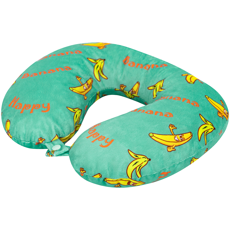 2619-2 Classic U-Shaped Travel Pillow - Printed Color