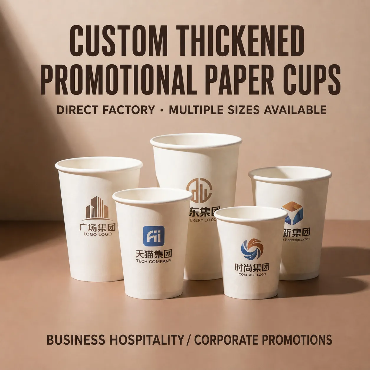 Thickened Custom Promotional Paper Cups