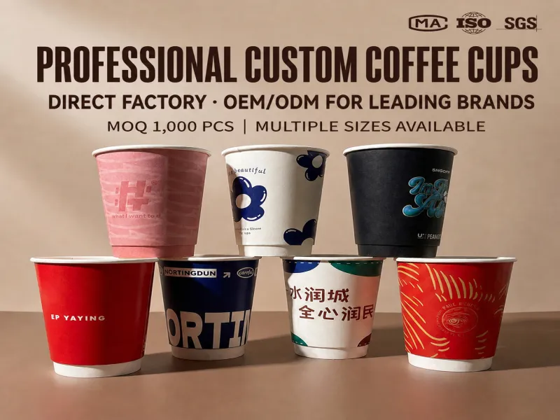 Professional Custom Printed Coffee Cups