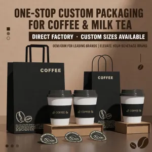 Custom Paper Bags for Coffee and Takeaway