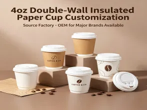 4 oz Double-Wall Insulated Paper Cups